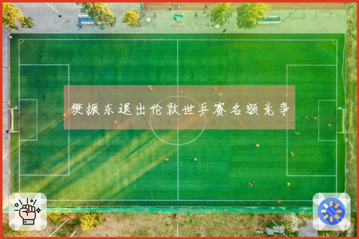 樊振东退出伦敦世乒赛名额竞争